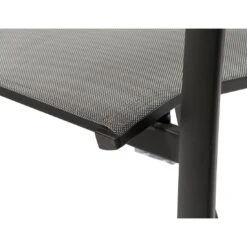 Siena Garden Velia Stapelsessel Aluminium/Textilene Anthrazit/Schwarz-Grau -Garten Leben siena garden velia stapelsessel aluminium textilene charcoal grey anthrazit 1001597 5