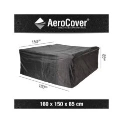 AeroCover Gartenmöbel-Set Schutzhülle 160x150x85cm Polyester Uni Anthrazit 17 AeroCover Gartenmöbel-Set Schutzhülle 160x150x85cm Polyester Uni Anthrazit -Garten Leben sitzgruppenhulle 160x150x85cm 6