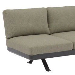 Zebra Sky Lounge Gartensofa Aluminium/Sunproof Graphit/Camden Grey -Garten Leben sky lounge 3 sitzersofa aluminium sunproof 1437736 3