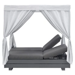 Solpuri Boxx Daybed Aluminium/Polyester Anthrazit/Grau -Garten Leben solpuri boxx daybed aluminium polyester 1488578 4
