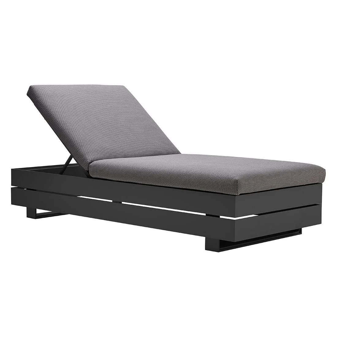 Solpuri Boxx Gartenliege Aluminium/Acryl Anthrazit 4 Solpuri Boxx Gartenliege Aluminium/Acryl Anthrazit – Bild 2