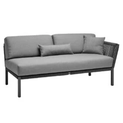 Solpuri Club Gartensofa 171 Cm Aluminium/Rope/Acryl Anthrazit -Garten Leben solpuri club 2 sitzersofa links 171 cm aluminium rope acryl 1465610 4