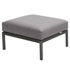 Solpuri Club Loungehocker Aluminium/Rope/Acryl Anthrazit -Garten Leben solpuri club loungehocker aluminium rope acryl 1465599 2