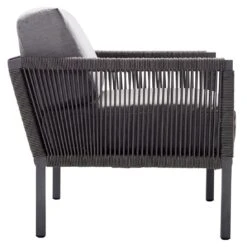 Solpuri Club Loungesessel Aluminium/Rope/Acryl Anthrazit -Garten Leben solpuri club loungesessel aluminium rope acryl 1465588 4