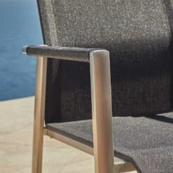 Solpuri Dance Stapelsessel Edelstahl/Textilene Silber/Coal -Garten Leben solpuri dance stapelsessel edelstahl textilene 1475015 11