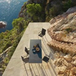 Solpuri Dance Stapelsessel Edelstahl/Textilene Silber/Coal -Garten Leben solpuri dance stapelsessel edelstahl textilene 1475015 13