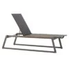 Solpuri Foxx Gartenliege Aluminium/Textilene/Teak Anthrazit/Coal -Garten Leben solpuri foxx gartenliege aluminium textilene teak 1465632 1