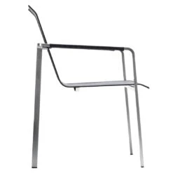 Solpuri Jazz Stapelsessel Edestahl/Textilene Silber/Coal -Garten Leben solpuri jazz stapelsessel edestahl textilene 1465643 3