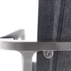 Solpuri Jazz Stapelsessel Edestahl/Textilene Silber/Coal -Garten Leben solpuri jazz stapelsessel edestahl textilene 1465643 6