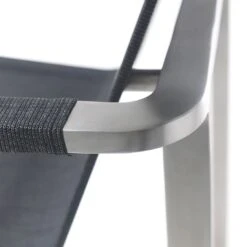Solpuri Jazz Stapelsessel Edestahl/Textilene Silber/Coal -Garten Leben solpuri jazz stapelsessel edestahl textilene 1465643 7