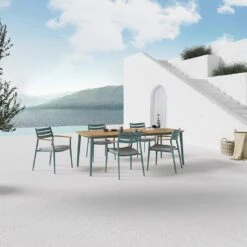 Solpuri Pia Stapelsessel Aluminium/Teak Inkl. Kissen Petrol/Natur 13 Solpuri Pia Stapelsessel Aluminium/Teak Inkl. Kissen Petrol/Natur -Garten Leben solpuri pia stapelsessel aluminium teak inkl kissen 1470351 6