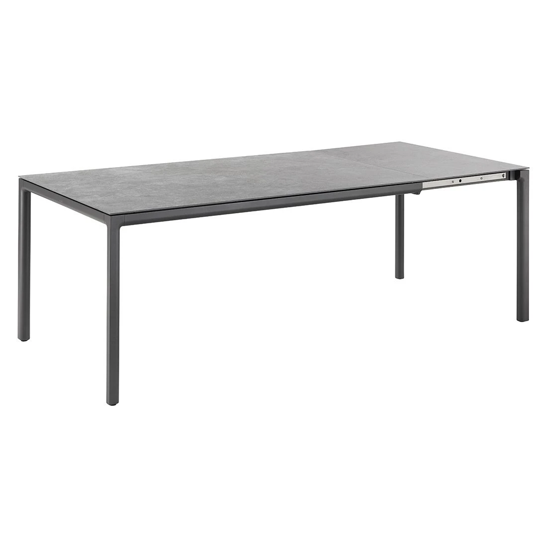 Solpuri Soft Ausziehtisch 160/220x100 Cm Aluminium/Dekton Anthrazit/Bromo 6 Solpuri Soft Ausziehtisch 160/220x100 Cm Aluminium/Dekton Anthrazit/Bromo – Bild 4