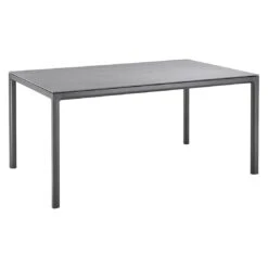Solpuri Soft Gartentisch 160x100 Cm Aluminium/Dekton Anthrazit/Bromo