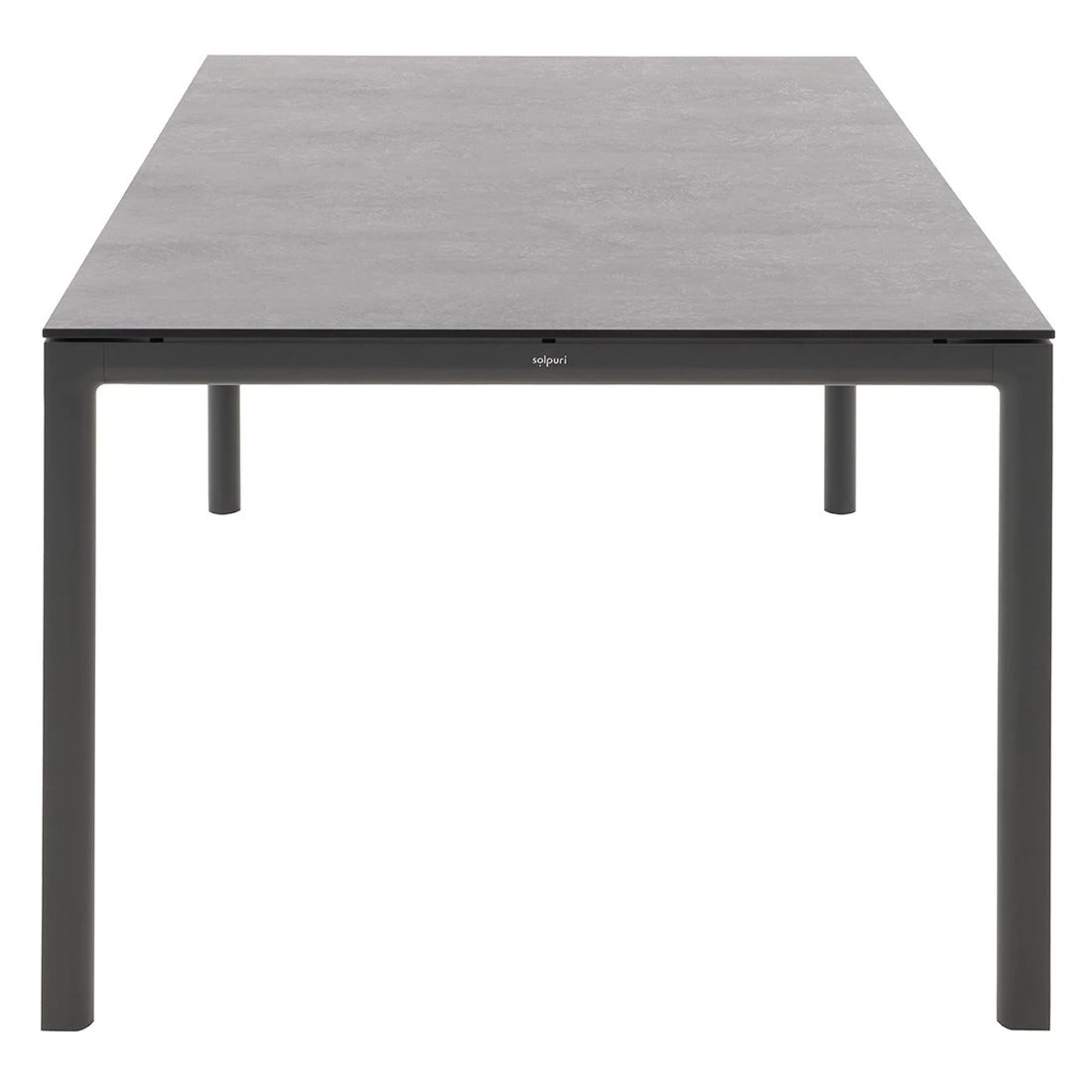 Solpuri Soft Gartentisch Aluminium/HPL Anthrazit/Volcano Grey 5 Solpuri Soft Gartentisch Aluminium/HPL Anthrazit/Volcano Grey – Bild 3