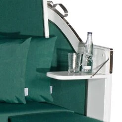 SonnenPartner Classic Strandkorb Geflecht/Fichte Weiß/Moosgrün 10 SonnenPartner Classic Strandkorb Geflecht/Fichte Weiß/Moosgrün -Garten Leben sonnenpartner classic strandkorb geflecht fichte 1469405 3