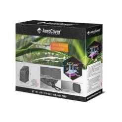 AeroCover Gartenstuhl Schutzhülle 67x67x80/110cm Polyester Uni Anthrazit -Garten Leben stapelstuhlhulle 67x67x80 110cm 8