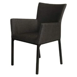 Stern Artus Diningsessel Aluminium/Outdoorstoff Schwarz Matt/Seidenschwarz -Garten Leben stern artus diningsessel aluminium outdoorstoff 1362892 3