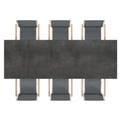 Stern Cardiff Gartenmöbel-Set 7-tlg. Tisch 160/217/267x91cm Silbergrau 20 Stern Cardiff Gartenmöbel-Set 7-tlg. Tisch 160/217/267x91cm Silbergrau -Garten Leben stern cardiff gartenmoebel set 7 tlg tisch 160 217 267x91cm 1484915 6