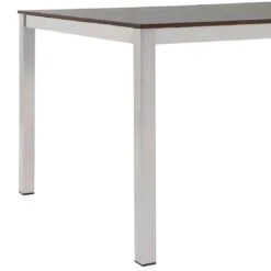 Stern Cardiff Gartenmöbelset 5-tlg. Mit Tisch 160x90 Cm Silbergrau/Zement Dunkel -Garten Leben stern cardiff gartenmoebelset 5 tlg mit tisch 160x90 cm 1422545 4