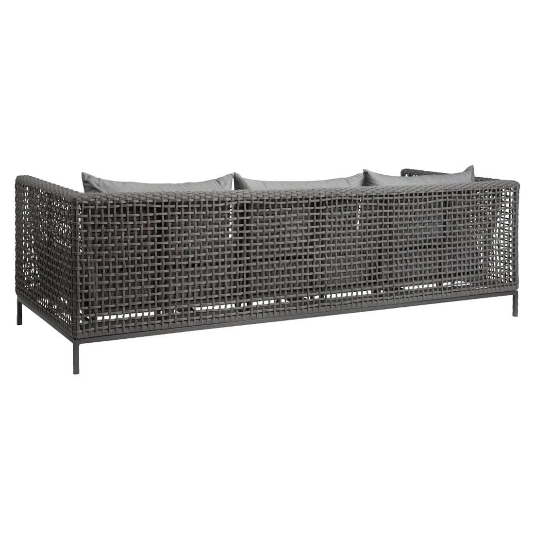 Stern Corda Gartensofa Aluminium/Rope/Edelstahl Platin/Anthrazit 4 Stern Corda Gartensofa Aluminium/Rope/Edelstahl Platin/Anthrazit – Bild 2