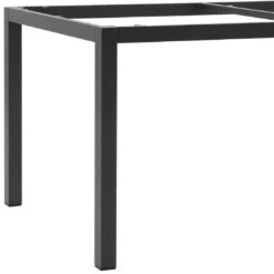 Stern Evoee Gartenmöbelset 5-tlg. Mit Tisch 160x90cm Anthrazit/Silber -Garten Leben stern evoee gartenmoebelset 5 tlg mit tisch 160x90 cm 1426472 14