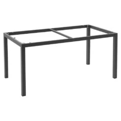 Stern Evoee Gartenmöbelset 5-tlg. Mit Tisch 160x90cm Anthrazit/Karbon -Garten Leben stern evoee gartenmoebelset 5 tlg mit tisch 160x90 cm 1426483 12