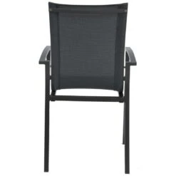 Stern Evoee Stapelsessel Aluminium/Textilene Anthrazit/Karbon -Garten Leben stern evoee stapelsessel aluminium textilene anthrazit karbon 1029295 5