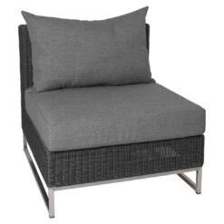 Stern Fontana Mittelmodul Edelstahl/Geflecht Basaltgrau/Seidengrau