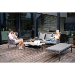 Stern Greta Loungesessel Aluminium/Rope Anthrazit/Platin/Seidengrau -Garten Leben stern greta loungesessel aluminium rope inkl kissen anthrazit platin seidengrau 1027458 3