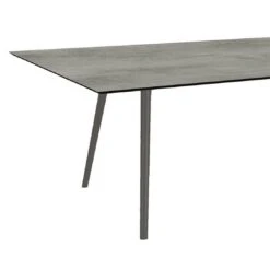 Stern Interno Gartentisch Aluminium Rundrohr/Silverstar 2.0 Anthrazit/Zement -Garten Leben stern interno gartentisch 180x100 cm aluminium silverstar 2 0 1357832 2
