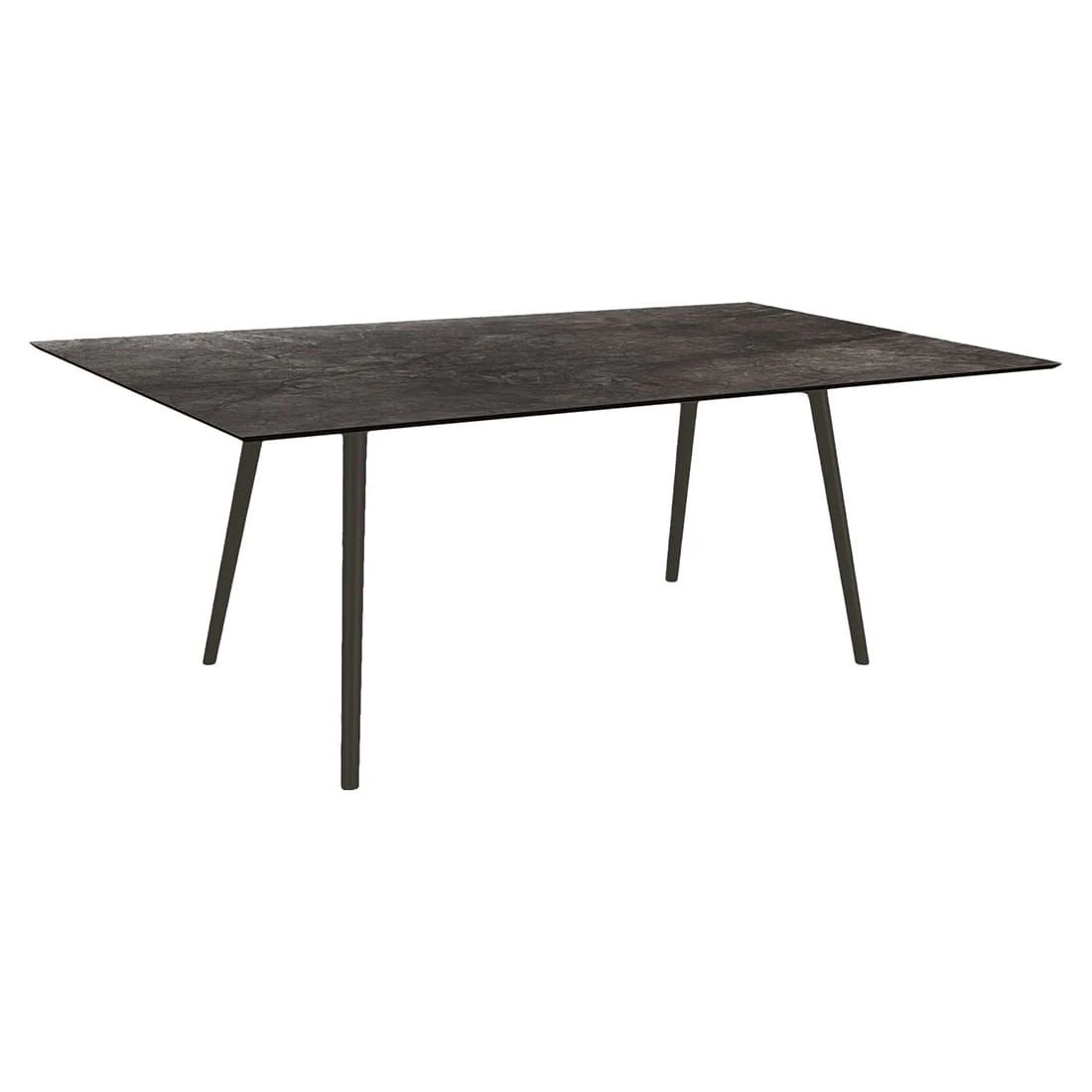 Stern Interno Gartentisch Aluminium Rundrohr/Silverstar 2.0 Schwarz Matt/Dark Marble 3 Stern Interno Gartentisch Aluminium Rundrohr/Silverstar 2.0 Schwarz Matt/Dark Marble