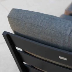 Stern Jackie Loungesessel Aluminium/Polyacryl Schwarz Matt/Seidenschwarz -Garten Leben stern jackie loungesessel aluminium polyacryl 1453719 4