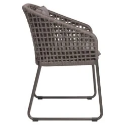 Stern June Gartensessel Aluminium/Rope Anthrazit/Platin -Garten Leben stern june kufensessel aluminium rope 1394990 3