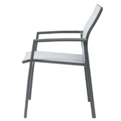 Stern Kari Gartenmöbel-Set 7-tlg. Mit Tisch 200x100cm Anthrazit/Silber -Garten Leben stern kari gartenmoebel set 7 tlg tisch 200x100cm 1488985 6