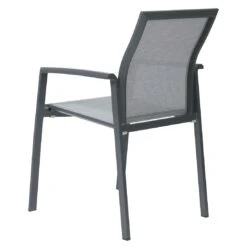 Stern Kari Gartenmöbel-Set 7-tlg. Mit Tisch 200x100cm Anthrazit/Silber -Garten Leben stern kari gartenmoebel set 7 tlg tisch 200x100cm 1488985 7