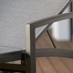 Stern Kari Gartenliege Aluminium/Textilene Schwarz Matt/Leinen Grau 13 Stern Kari Gartenliege Aluminium/Textilene Schwarz Matt/Leinen Grau -Garten Leben stern kari rollliege aluminium textilene 1453851 4