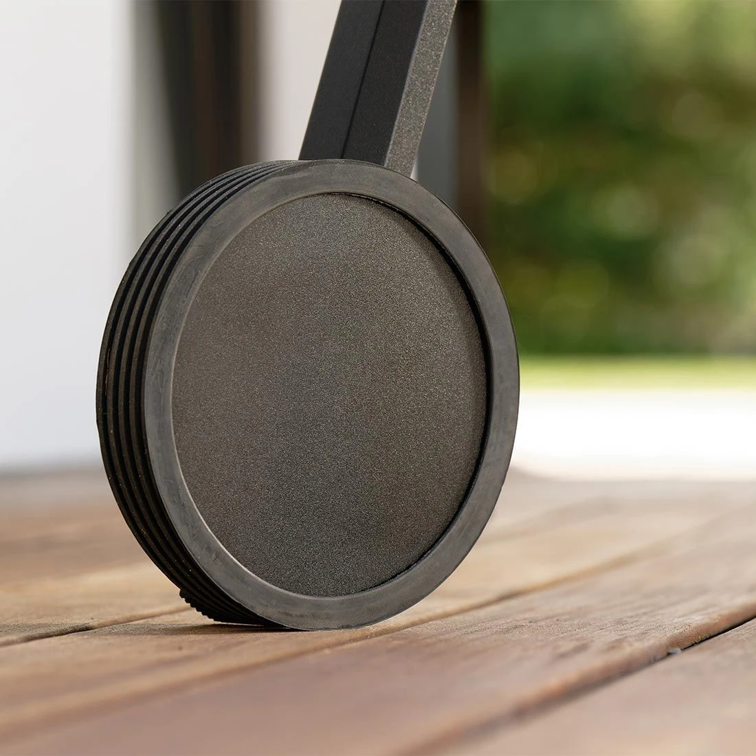 Stern Kari Gartenliege Aluminium/Textilene Schwarz Matt/Leinen Grau 9 Stern Kari Gartenliege Aluminium/Textilene Schwarz Matt/Leinen Grau – Bild 7