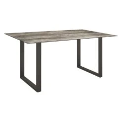 Stern Kufentisch Aluminium/Silverstar 2.0 Anthrazit/Tundra Grau
