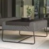 Stern Mia Lounge Hocker Edelstahl/Outdoorstoff Schwarz/Seidenschwarz -Garten Leben stern mia loungehocker edelstahl outdoorstoff 1363002 1