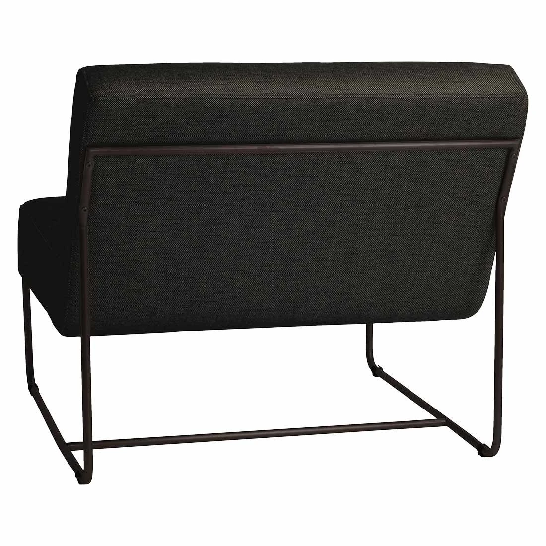 Stern Mia Lounge Sessel Edelstahl/Outdoorstoff Schwarz/Seidenschwarz 4 Stern Mia Lounge Sessel Edelstahl/Outdoorstoff Schwarz/Seidenschwarz – Bild 2