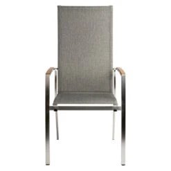 Stern Mika Stapelsessel Hoch Edelstahl/Textilene Silber/Leinen Grau 10 Stern Mika Stapelsessel Hoch Edelstahl/Textilene Silber/Leinen Grau -Garten Leben stern mika stapelsessel hoch edelstahl textilene 1367886 2