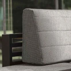 Stern New Holly Bank/Liege Aluminium/Outdoorstoff Schwarz Matt/Seidenschwarz -Garten Leben stern new holly bank liege aluminium outdoorstoff 1353410 3