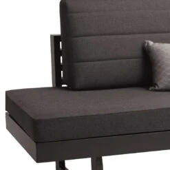 Stern New Holly Diningbank/Liege Aluminium/Outdoorstoff Anthrazit/Schiefergrau -Garten Leben stern new holly diningbank liege aluminium outdoorstoff 1359405 3