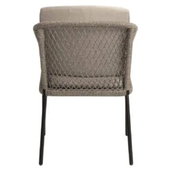 Stern Odea Diningsessel Aluminium/Rope Inkl. Kissen Schwarz Matt/Salt -Garten Leben stern odea diningsessel aluminium kordel inkl kissen 1363189 6