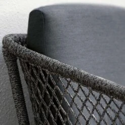 Stern Odea Gartenmöbelset 4-tlg. Mit Tisch 220x100cm Schwarz Matt/Natur -Garten Leben stern odea gartenmoebelset 4 tlg mit tisch 220x100cm 1413118 3