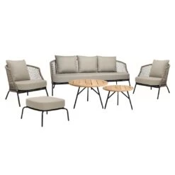 Stern Odea Loungeset Aluminium/Outdoorstoff Schwarz Matt/Cream 12 Stern Odea Loungeset Aluminium/Outdoorstoff Schwarz Matt/Cream -Garten Leben stern odea loungeset aluminium outdoorstoff 1489678 2