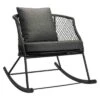 Stern Odea Schaukelsessel Aluminium/Rope Schwarz Matt/Pepper -Garten Leben stern odea schaukelsessel aluminium rope 1453950 1