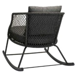 Stern Odea Schaukelsessel Aluminium/Rope Schwarz Matt/Pepper -Garten Leben stern odea schaukelsessel aluminium rope 1453950 2