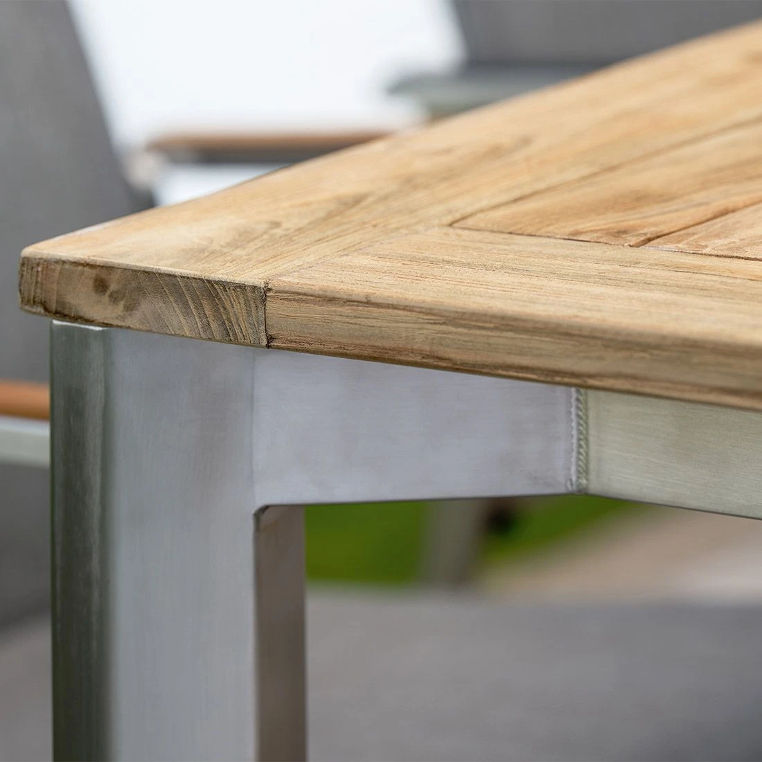 Stern Penta Tischgestell Edelstahl Silber 4 Stern Penta Tischgestell Edelstahl Silber – Bild 2