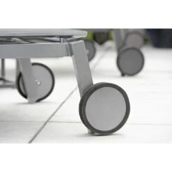 Stern Robin Rollliege Aluminium/Textilene Graphit/Silbergrau -Garten Leben stern robin rollliege aluminium textilene 43886 7